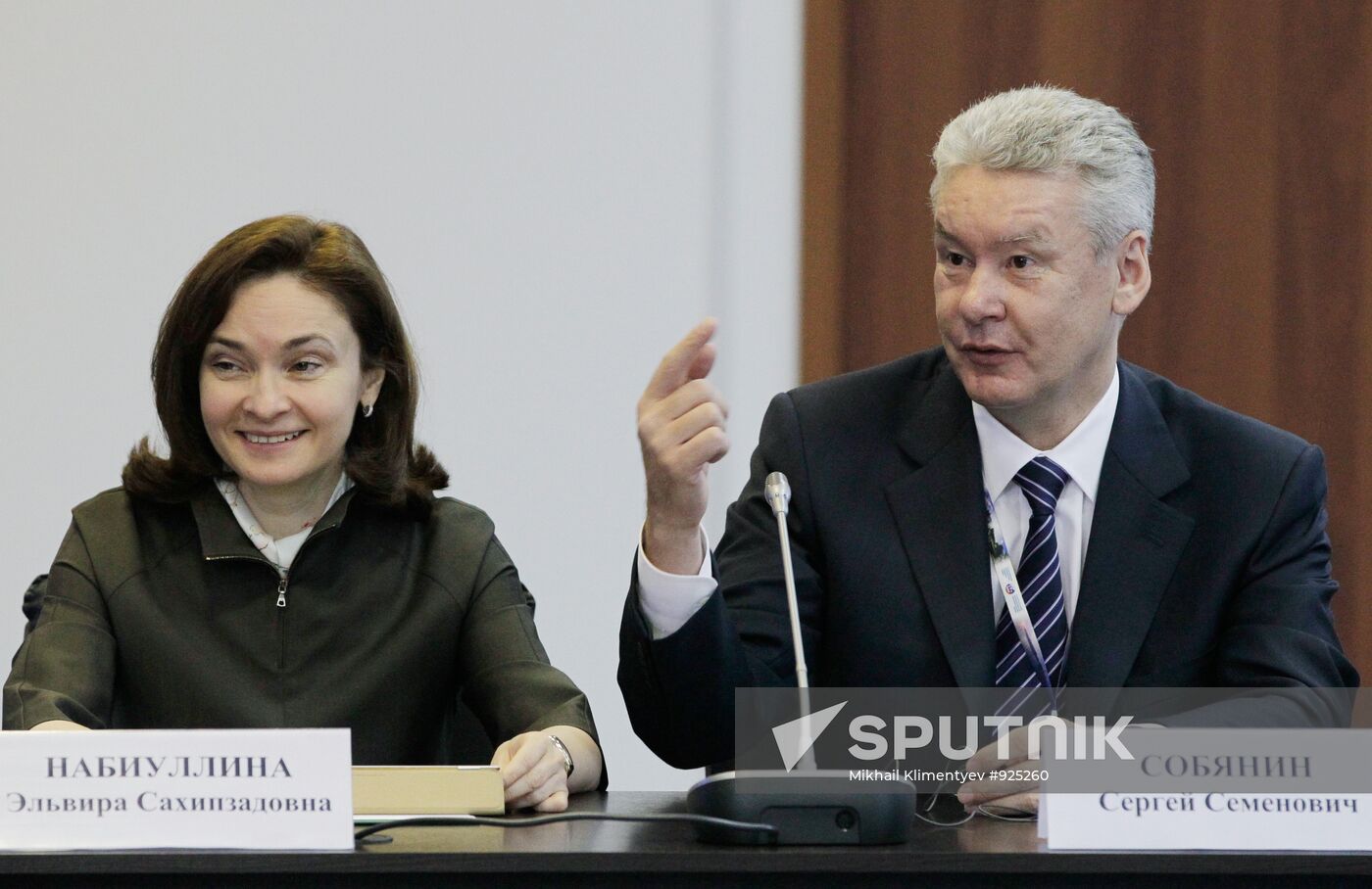 Elvira Nabiullina, Sergei Sobyanin