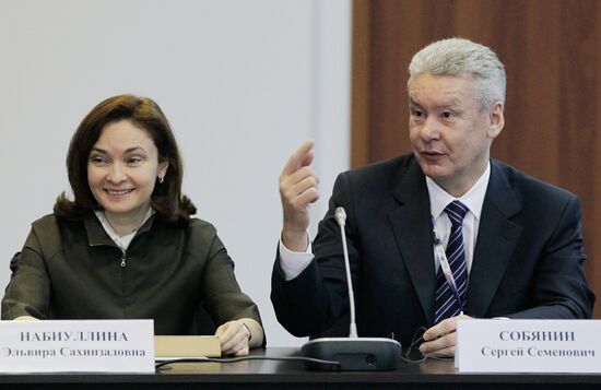 Elvira Nabiullina, Sergei Sobyanin