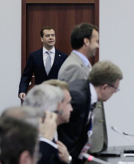 Dmitry Medvedev at 2011 SPIEF in St.Petersburg