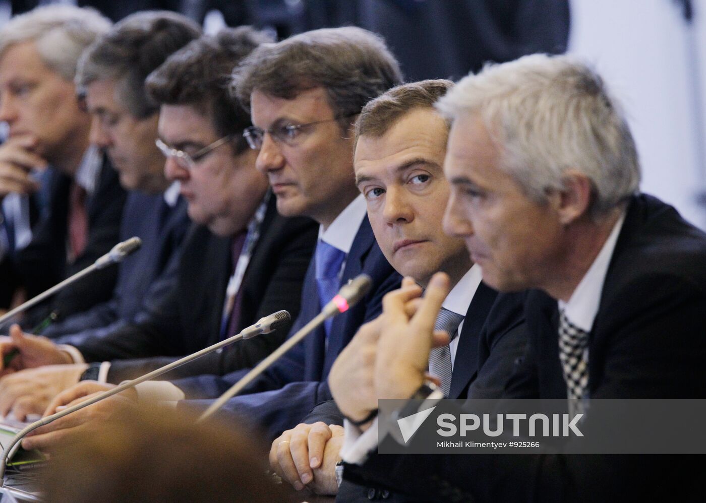 Dmitry Medvedev at 2011 SPIEF in St.Petersburg