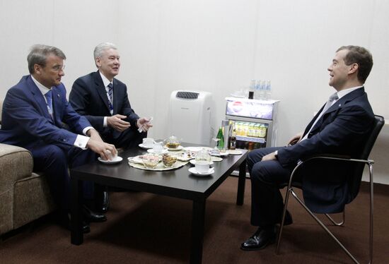 Dmitry Medvedev at 15th SPIEF