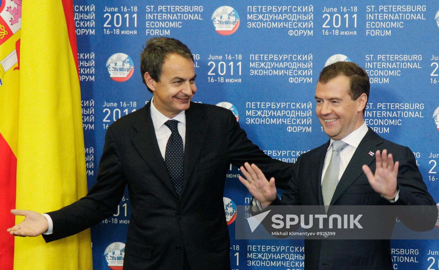Dmitry Medvedev at 15th SPIEF in St.Petersburg