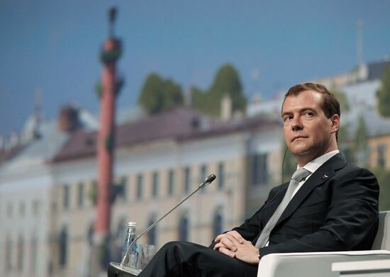 Dmitry Medvedev attends 15th SPIEF in St. Petersburg