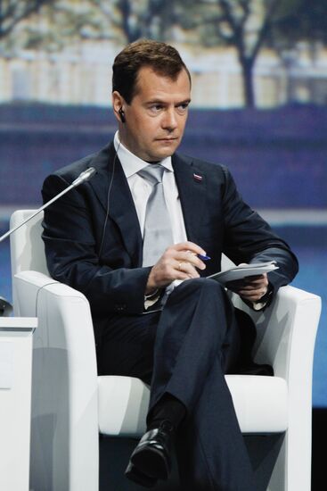 Dmitry Medvedev attends 15th SPIEF in St. Petersburg