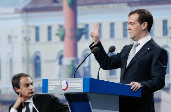 Dmitry Medvedev attends 15th SPIEF in St. Petersburg