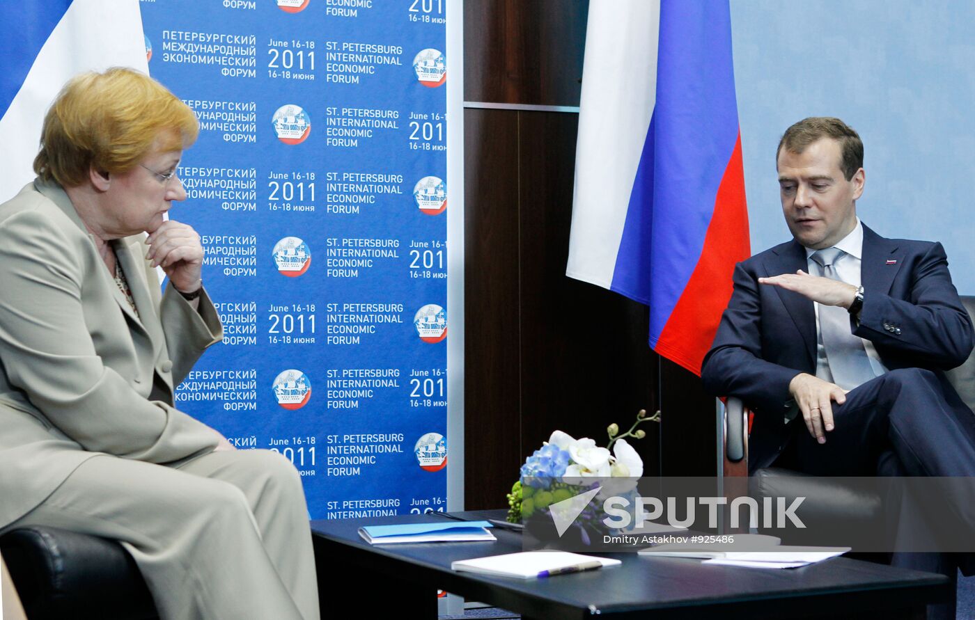 Dmitry Medvedev attends 15th SPIEF in St. Petersburg