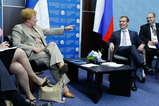 Dmitry Medvedev attends 15th SPIEF in St. Petersburg