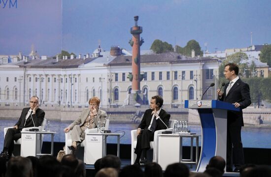 Dmitry Medvedev attends 15th SPIEF in St. Petersburg