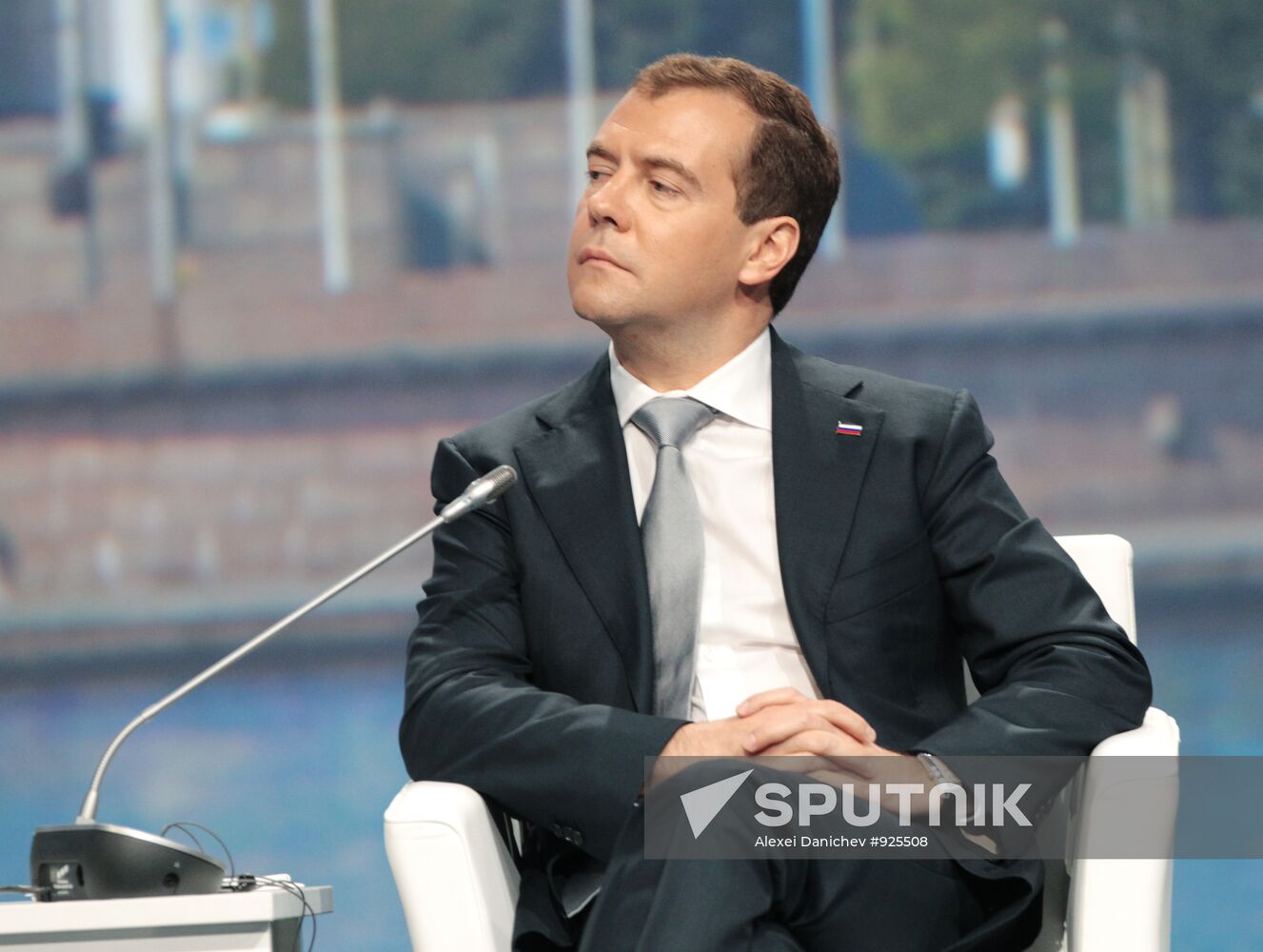 Dmitry Medvedev attends 15th SPIEF in St. Petersburg