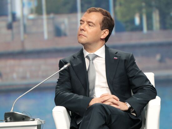 Dmitry Medvedev attends 15th SPIEF in St. Petersburg