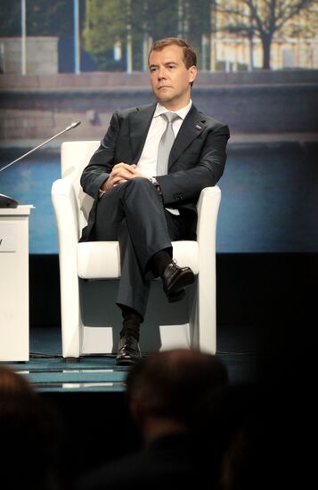 Dmitry Medvedev attends 15th SPIEF in St. Petersburg