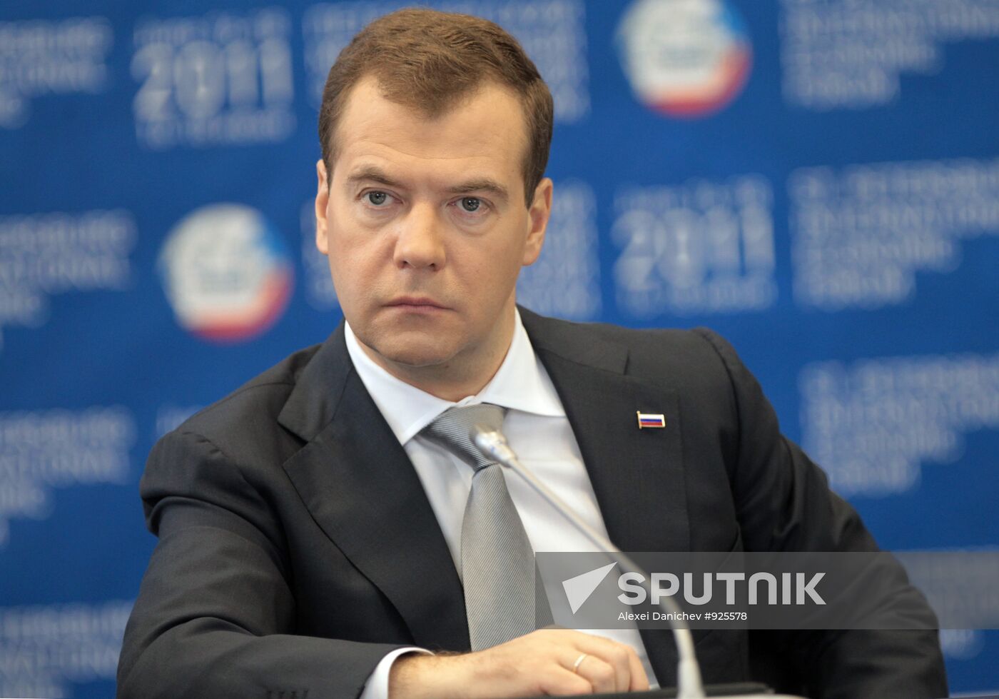 Dmitry Medvedev attends 15th SPIEF in St. Petersburg