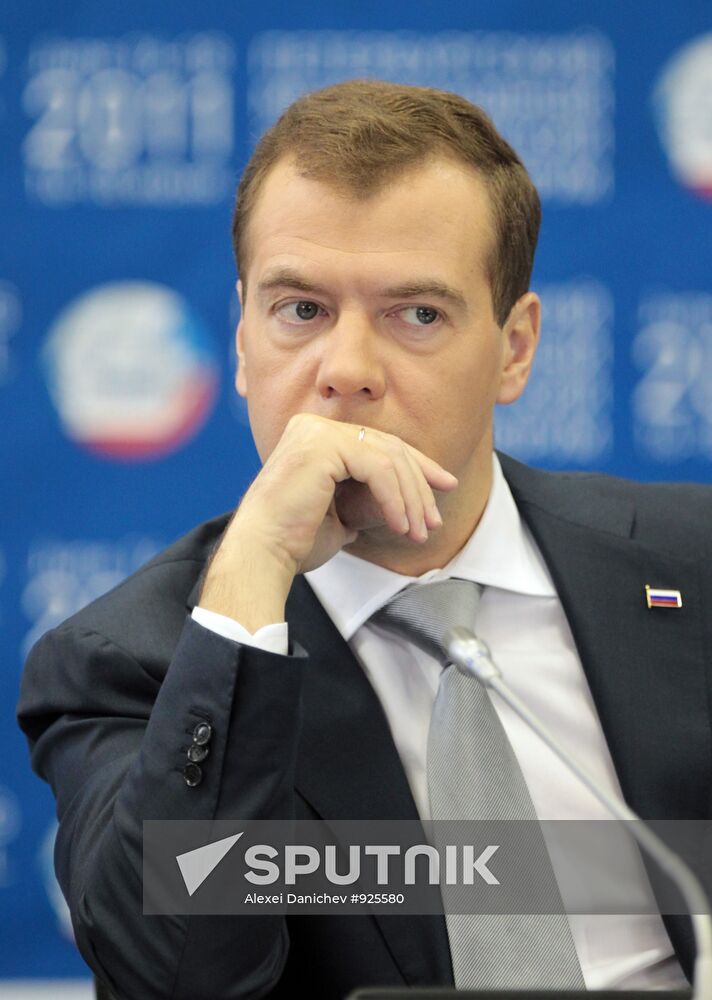 Dmitry Medvedev attends 15th SPIEF in St. Petersburg