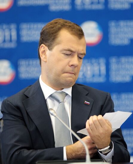 Dmitry Medvedev attends 15th SPIEF in St. Petersburg