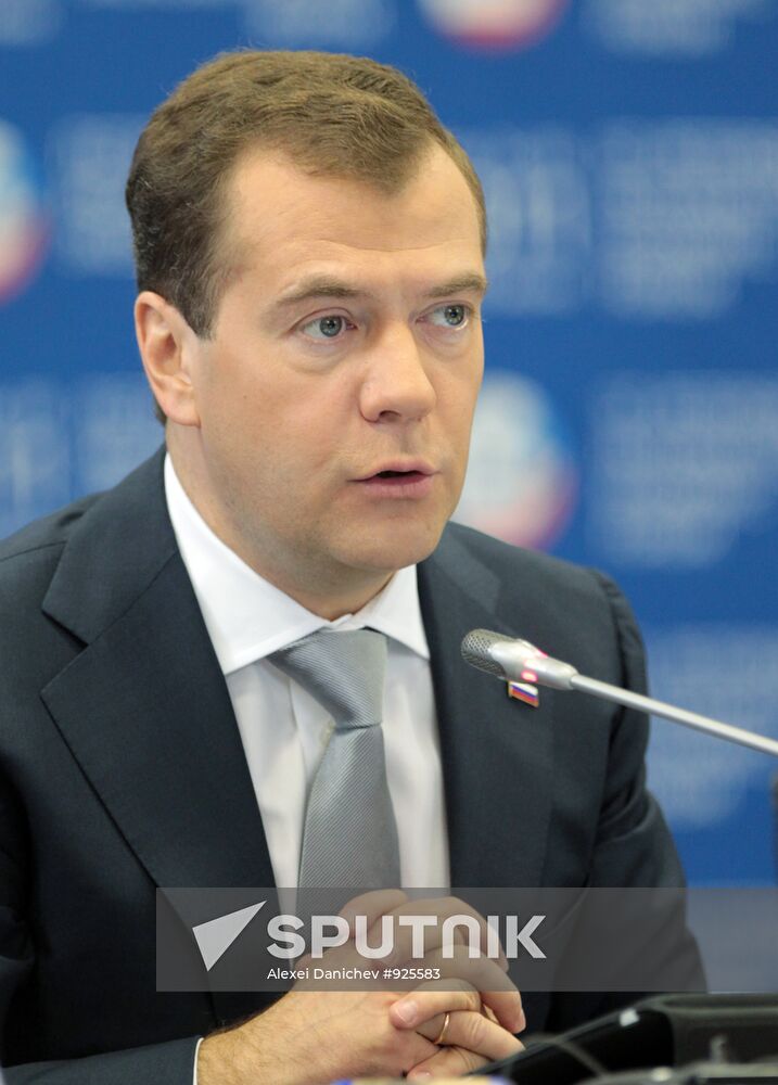 Dmitry Medvedev attends 15th SPIEF in St. Petersburg