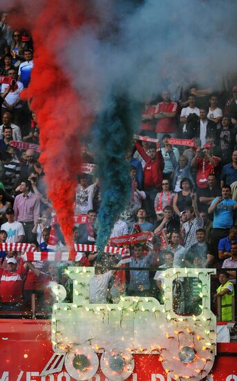 Football. RFPL. Match Lokomotiv - Spartak
