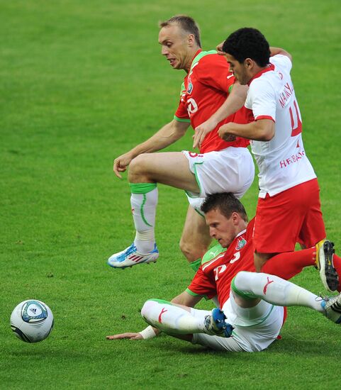 Football. RFPL. Match Lokomotiv - Spartak