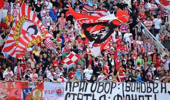 Football. RFPL. Match Lokomotiv - Spartak