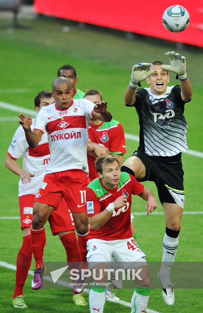 Football. RFPL. Match Lokomotiv - Spartak