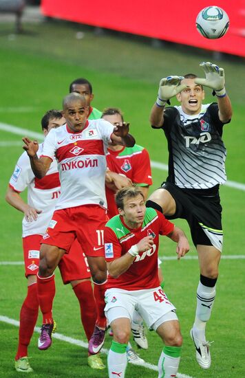 Football. RFPL. Match Lokomotiv - Spartak