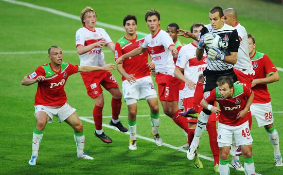 Football. RFPL. Match Lokomotiv - Spartak