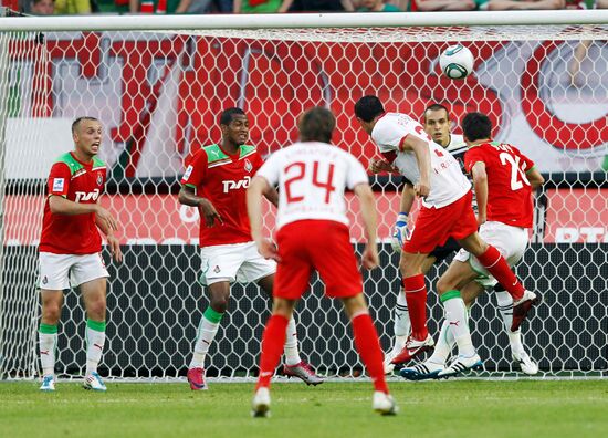 Football. RFPL. Match Lokomotiv - Spartak