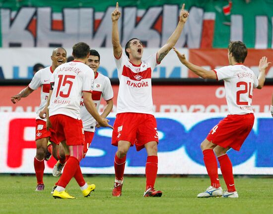 Football. RFPL. Match Lokomotiv - Spartak