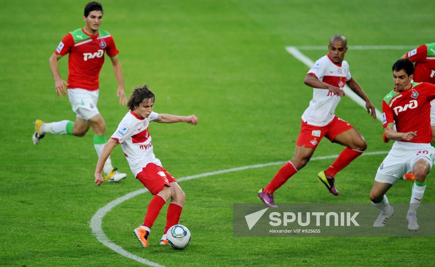 Football. RFPL. Match Lokomotiv - Spartak