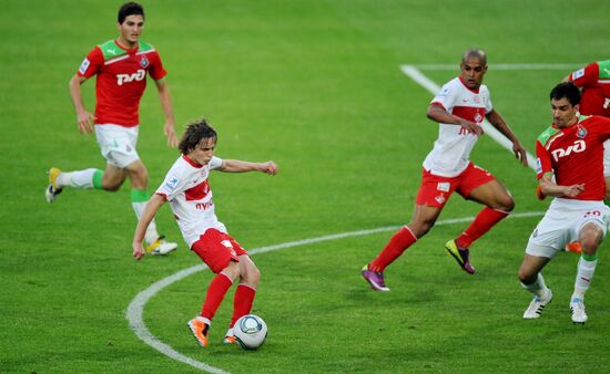 Football. RFPL. Match Lokomotiv - Spartak