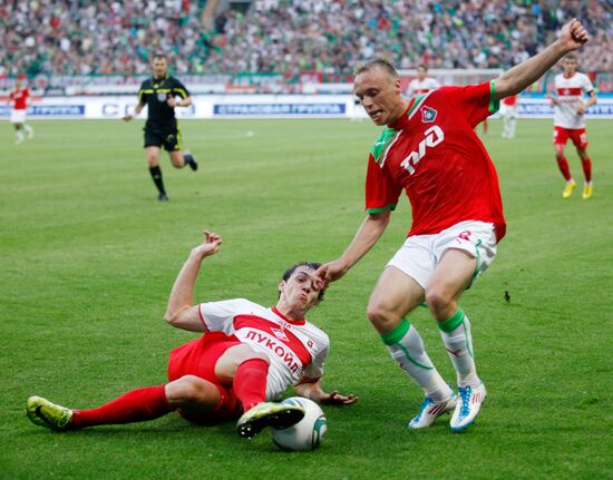 Football. RFPL. Match Lokomotiv - Spartak