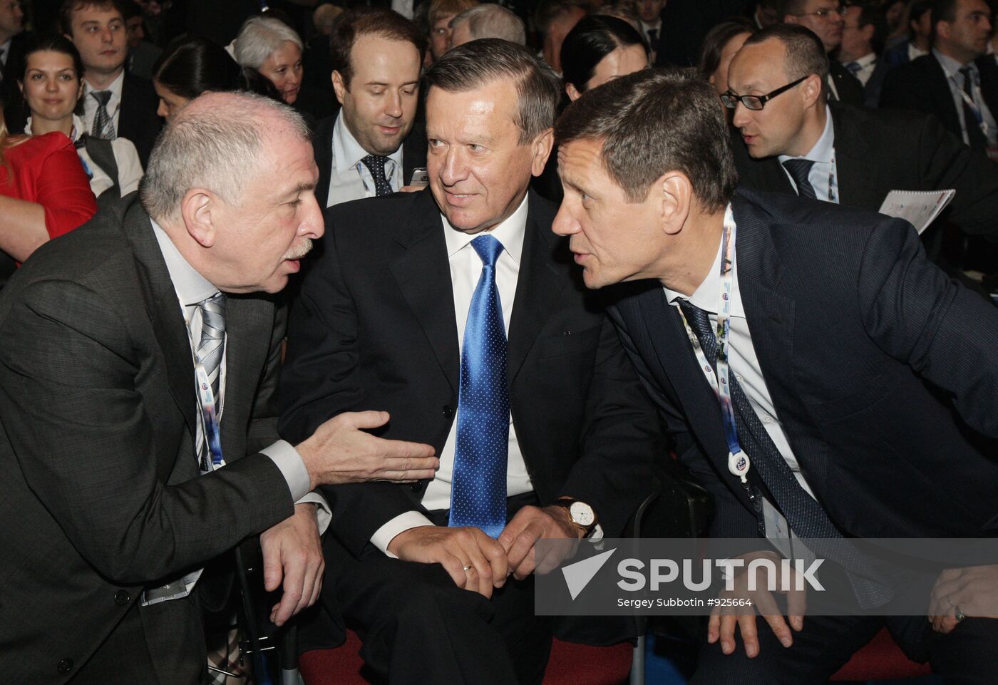 Ilya Klebanov, Viktor Zubkov and Alexander Zhukov