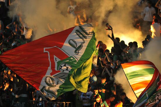 Football. RPFL. Match Locomotiv and Spartak
