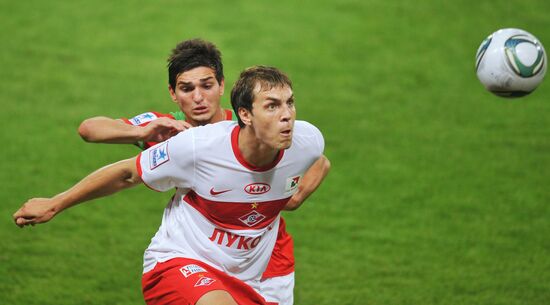 Football. RFPL. Match Lokomotiv - Spartak