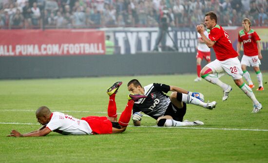 Football. RFPL. Match Lokomotiv - Spartak