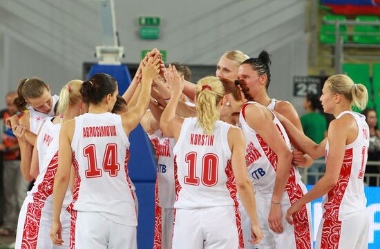 Basketball. European Championships. Match Russia - Slovakia