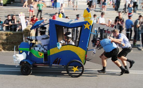 Red Bull tarantas racing in Kiev