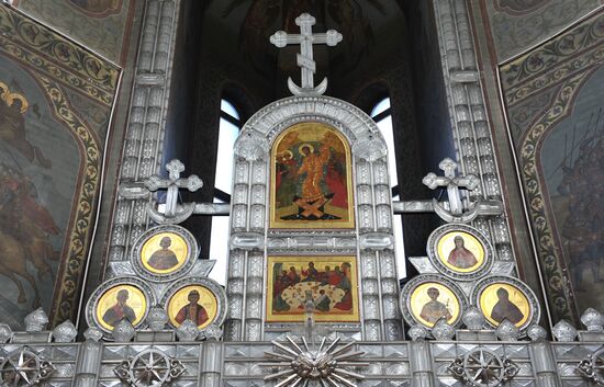 Church of Theotokos the Bursning Bush Icon