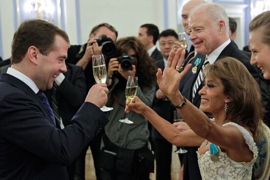President Medvedev hands out state awards