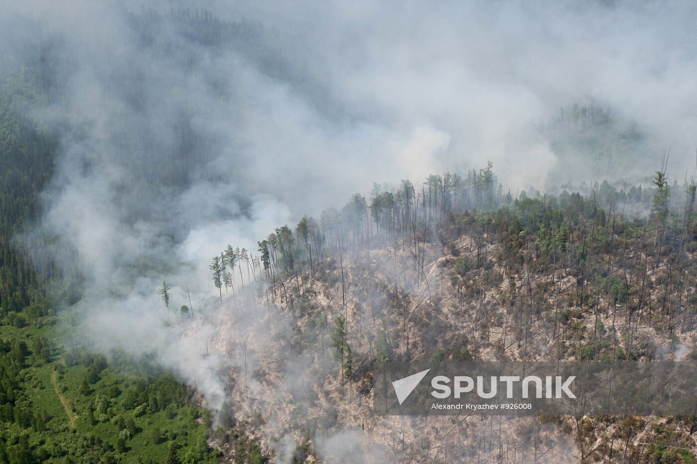 Battling wildfires in Krasnoyarsk Territory
