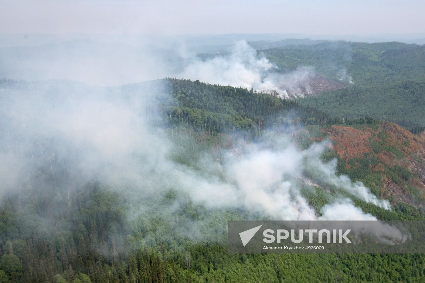 Battling wildfires in Krasnoyarsk Territory