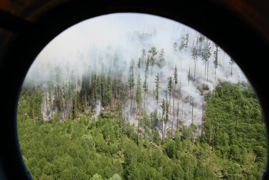 Battling wildfires in Krasnoyarsk Territory