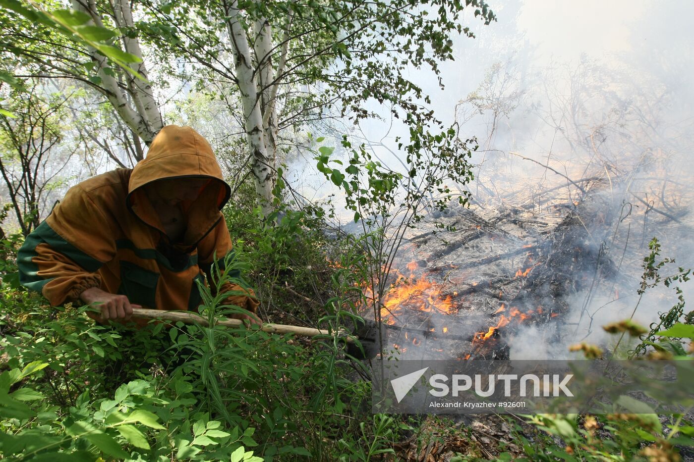 Battling wildfires in Krasnoyarsk Territory