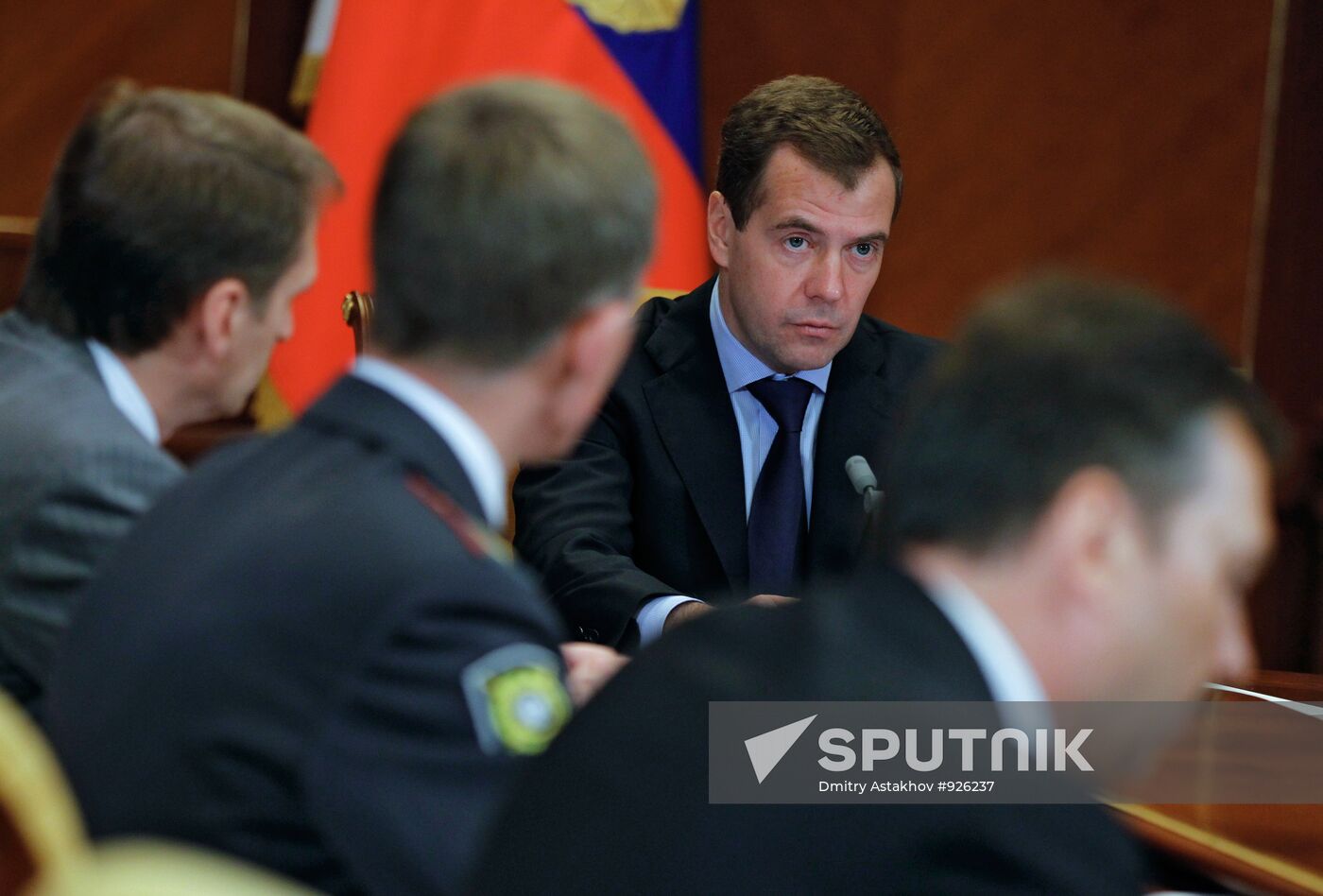 Dmitry Medvedev meets top officials of Russian Interior Ministry