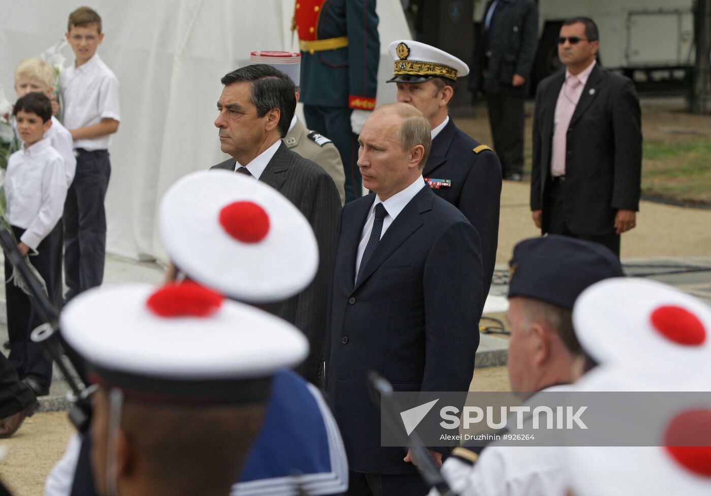 Vladimir Putin visits Paris