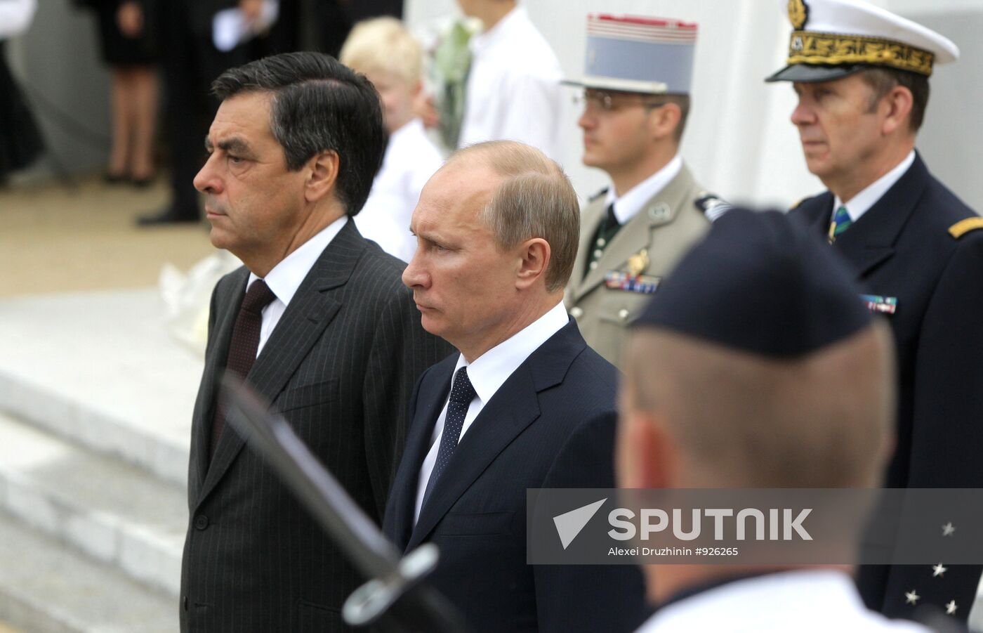 Vladimir Putin visits Paris