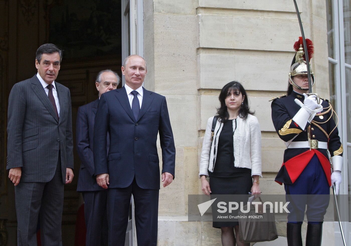 Vladimir Putin's visit to Paris