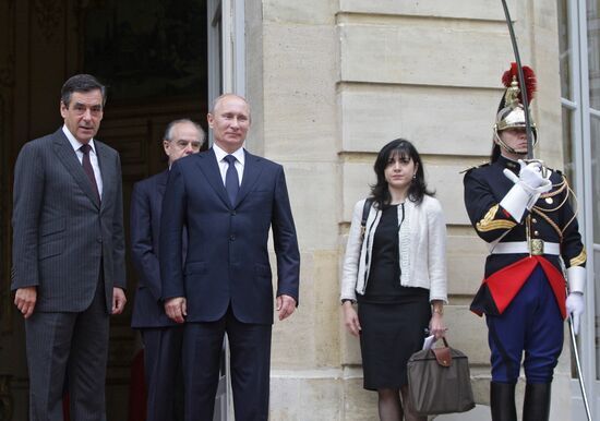 Vladimir Putin's visit to Paris