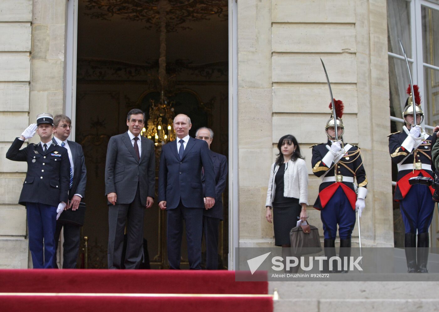 Vladimir Putin's visit to Paris