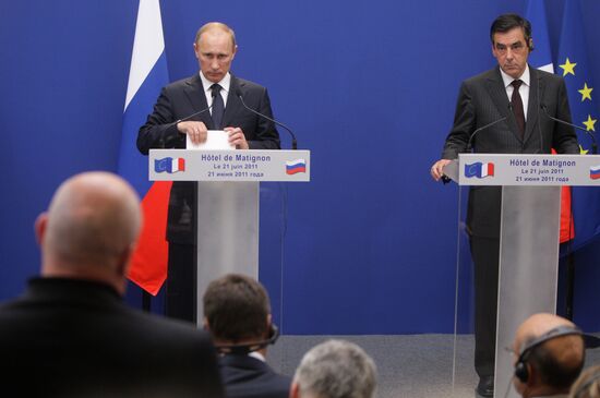 Vladimir Putin's visit to Paris