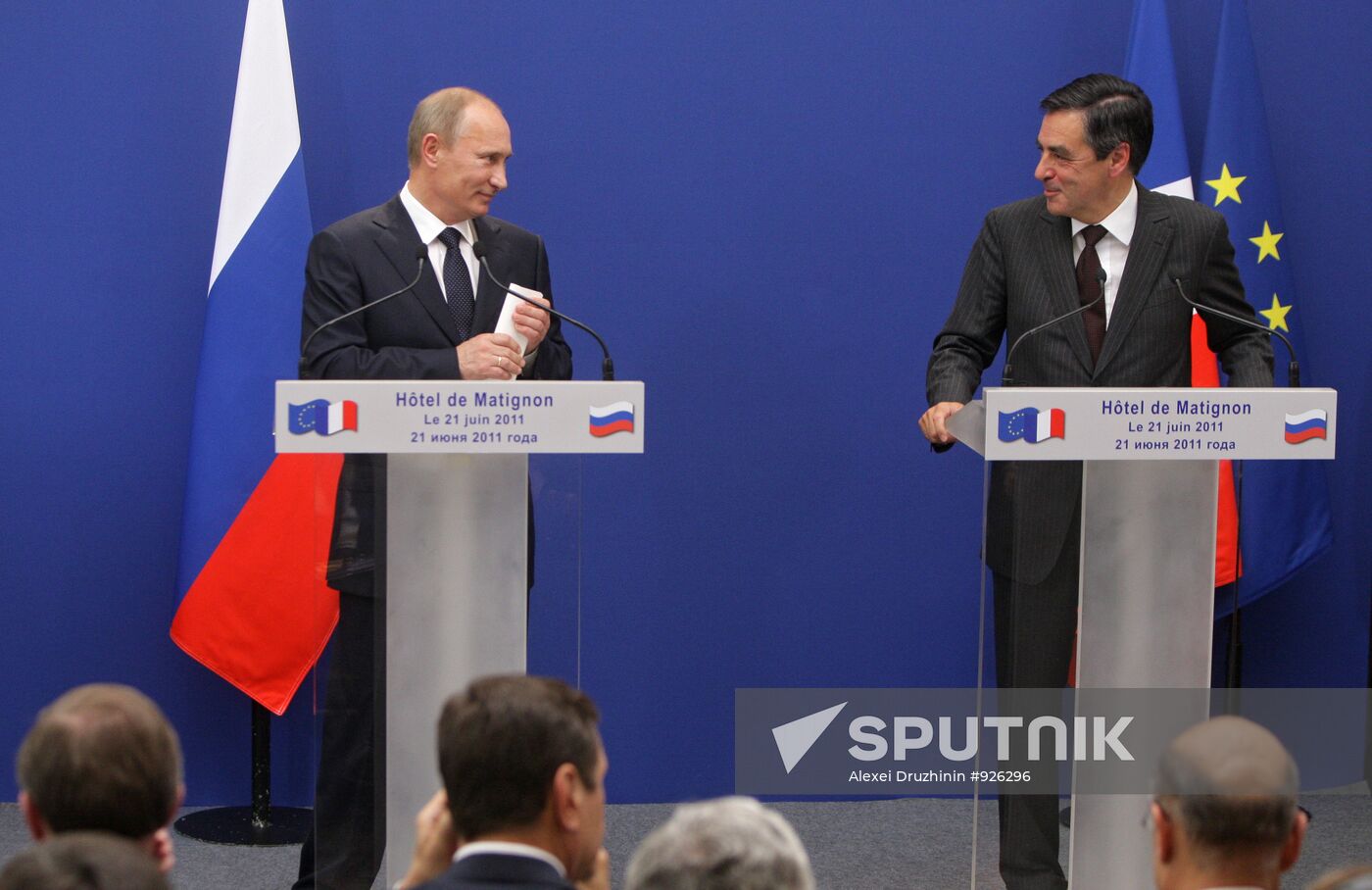 Vladimir Putin's visit to Paris